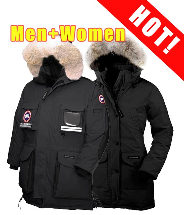 Canada Goose Men and WomenTrillium Parka Down Jackets in Black CG90003 (Women jackets Will arrive in 5 Days)