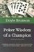 Books : Poker Wisdom of a Champion
