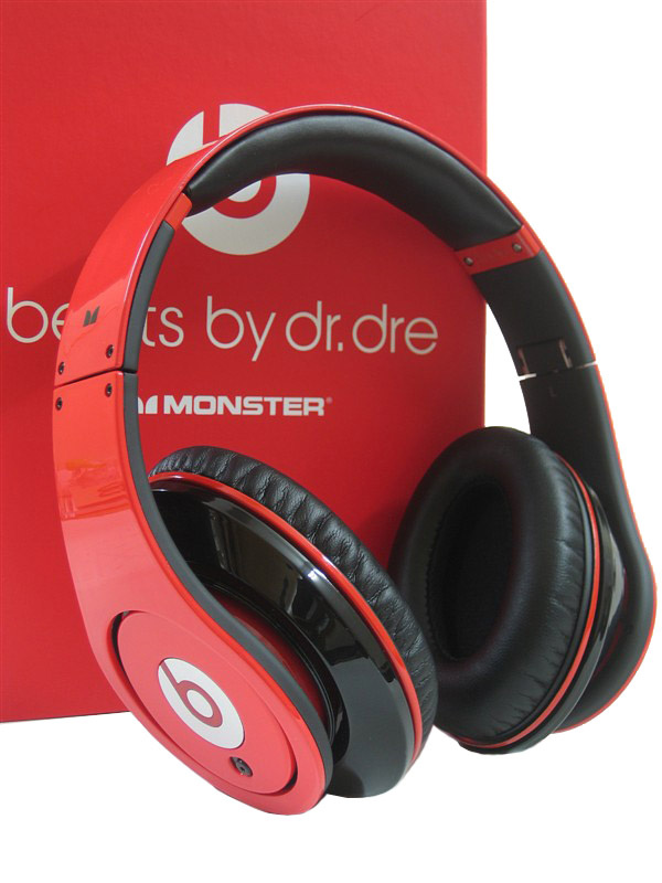 Monster Beats By Dr Dre Studio High Definition Headphones Red
