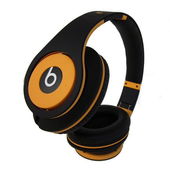 Monster Beats By Dr Dre Studio High Definition Headphones Black Yellow