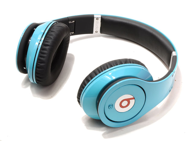 Monster Beats By Dr Dre Studio High Definition Headphones Blue