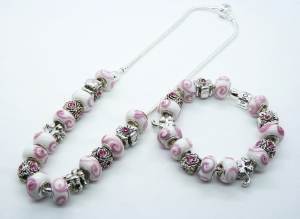 Pandora Necklace&Bracelet Set PNB-1002