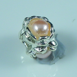 Pandora Bead Imitation Pearl Charms Pink