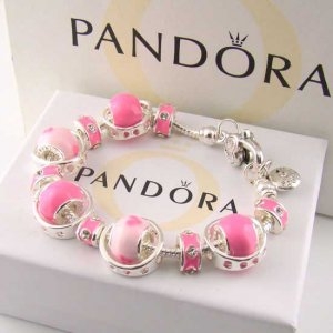 Pandora Pink Charms Bracelet