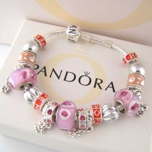 Pandora Pink Charms Bracelet